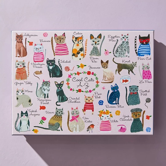 Free People Other - Cool Cats A-Z 1,000-Piece Puzzle